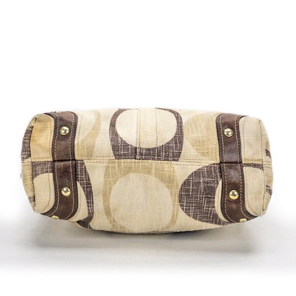 COACH Carly Denim Signature C Hobo Shoulder Handbag - A0826-12197 - Picture 11 of 16